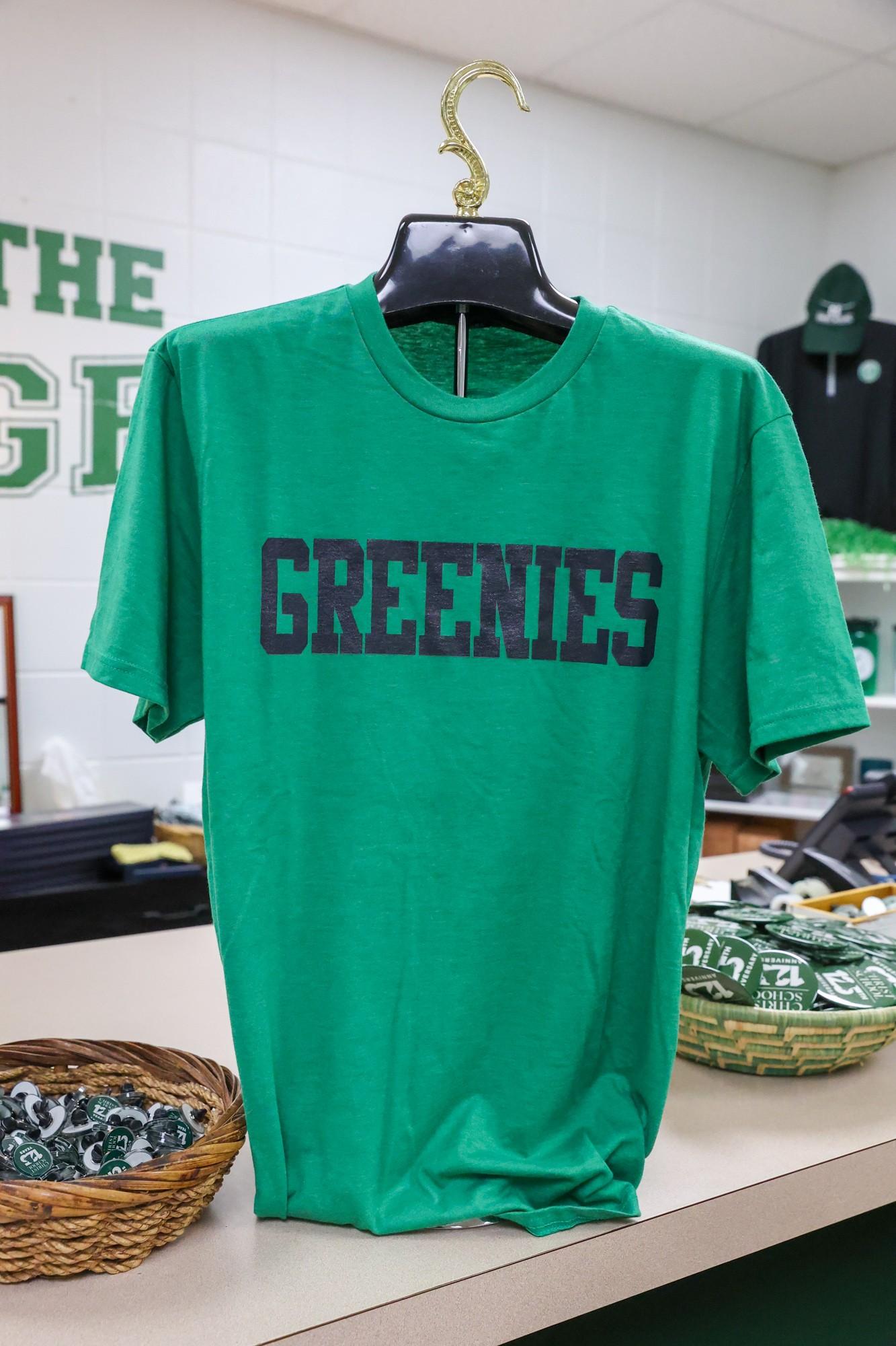 Greenies T-shirt $18 | Christ School