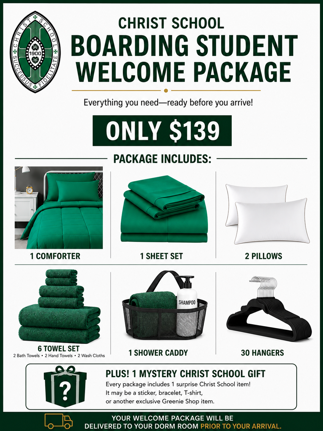 International Boarding Students Welcome Package