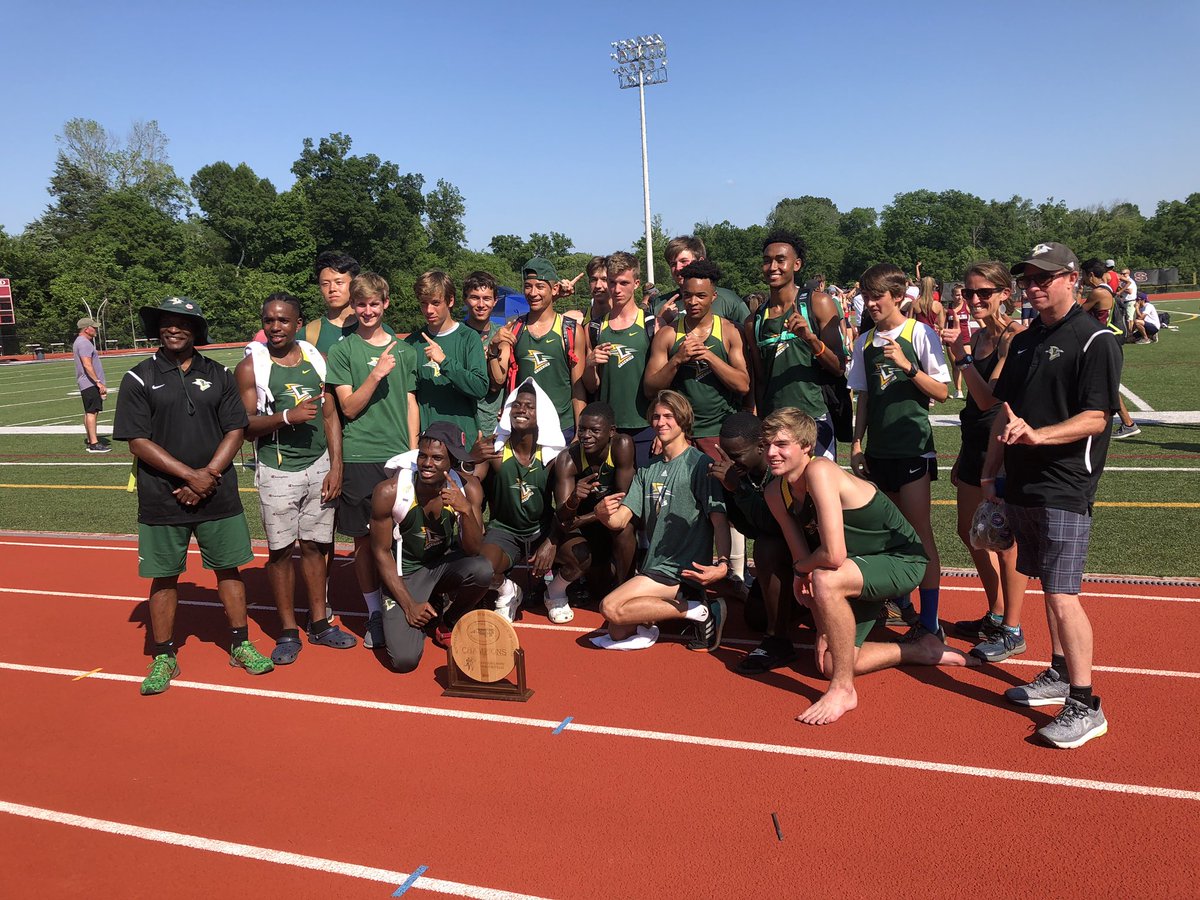 Christ School's state championship track team.